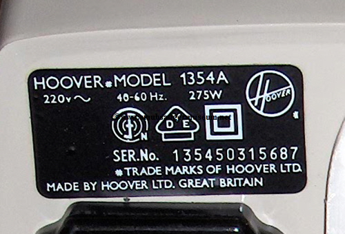 Hoover 1354a 16